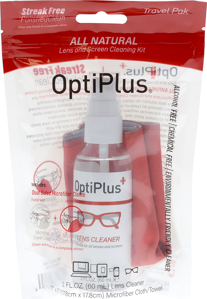 OptiPlus Lens Cleaner Zip Paks